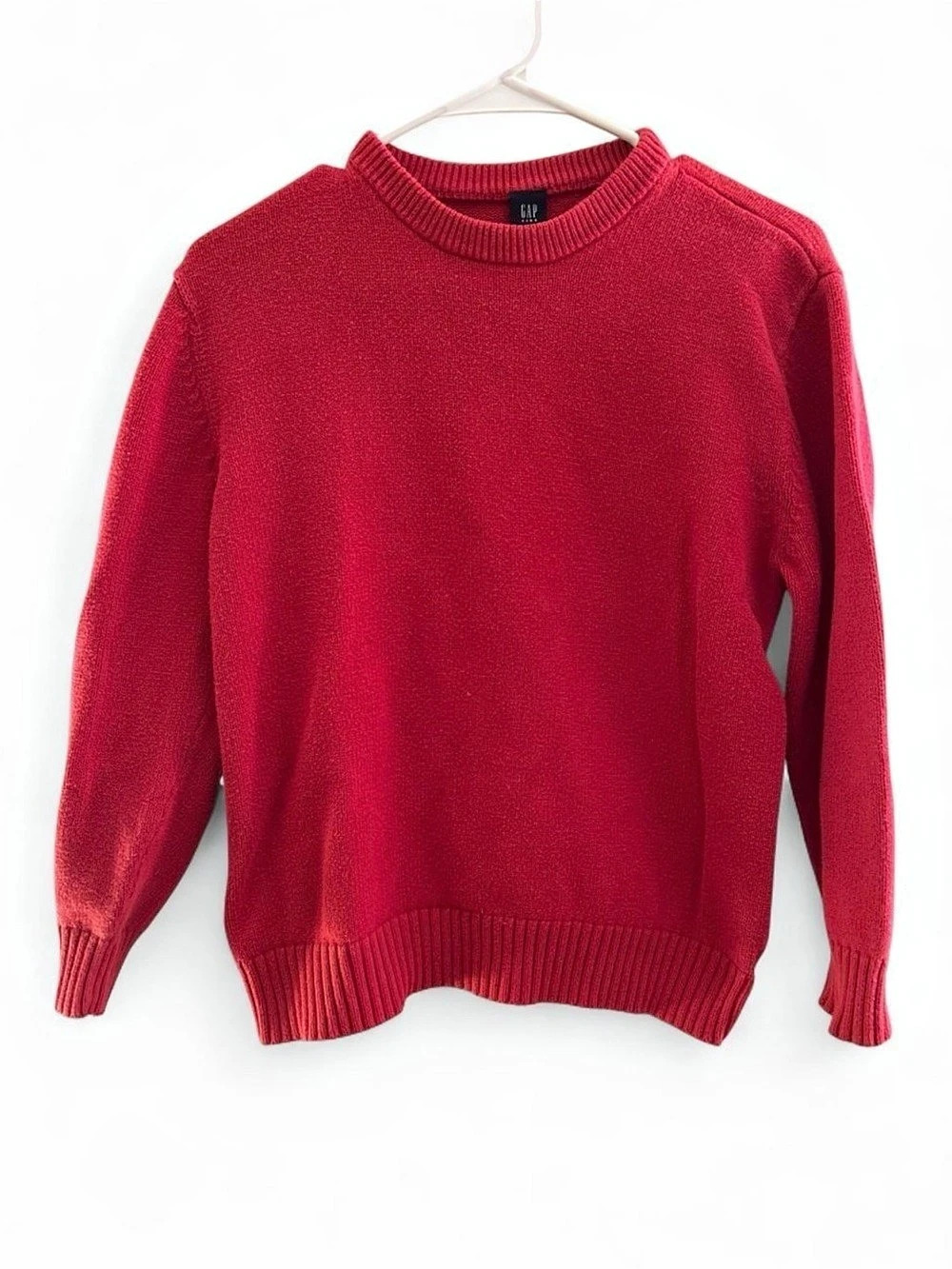 Gap Boys XL (14-16) Red Elbow Patch Sweater
